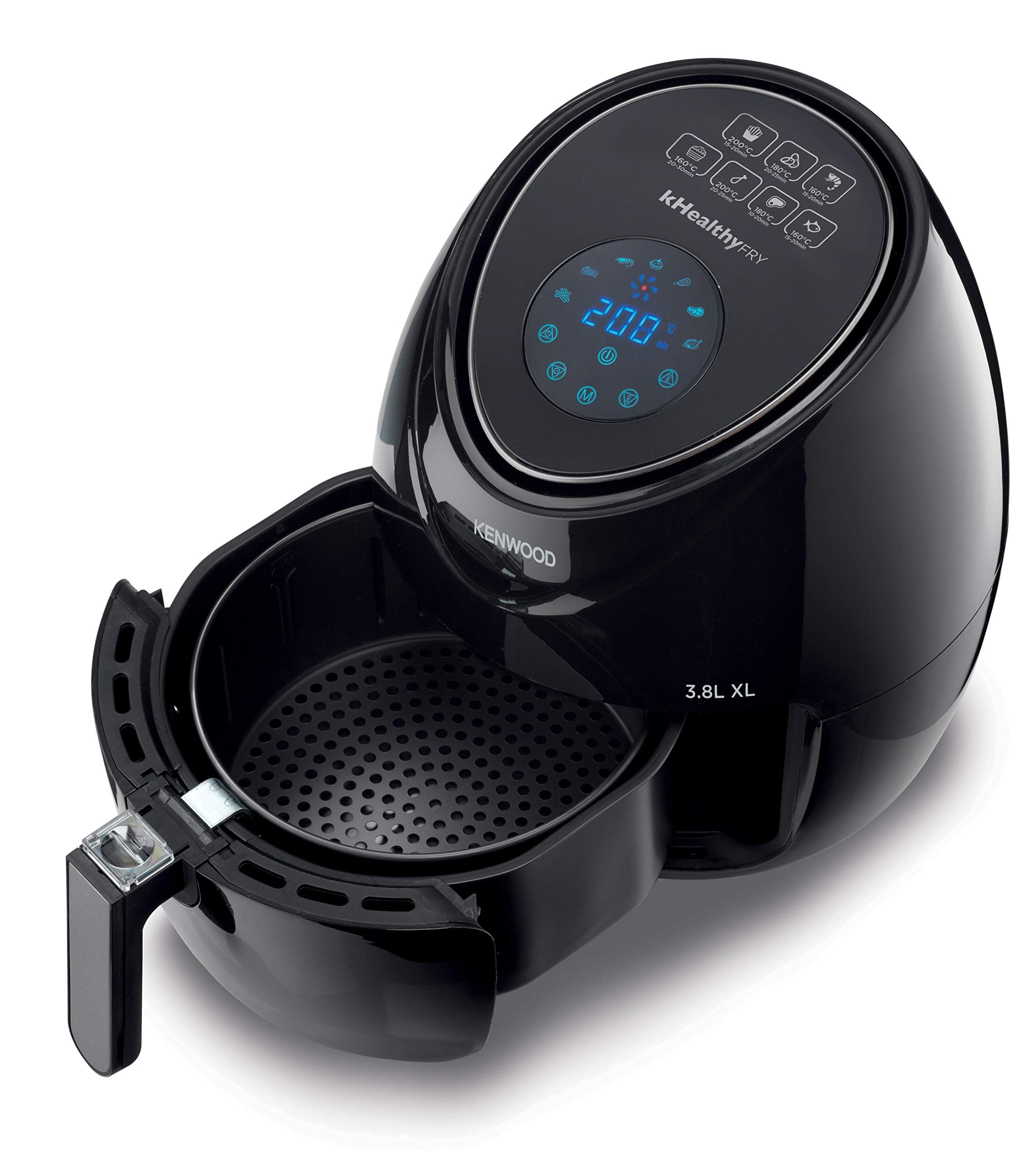 KENWOOD Digital Air Fryer 1.7KG 3.8L XL Capacity 1500W with Recipe Book كينوود مقلاة هوائية رقمية 1.7 كجم 3.8 لتر XL سعة 1500 واط مع كتاب وصفات KENWOOD Digital Air Fryer 1.7KG 3.8L XL Capacity 1500W with Recipe Book كينوود مقلاة هوائية رقمية 1.7 كجم 3.8 لتر XL سعة 1500 واط مع كتاب وصفات